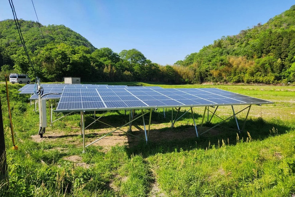 野立て ソーラーシェアリングの画像