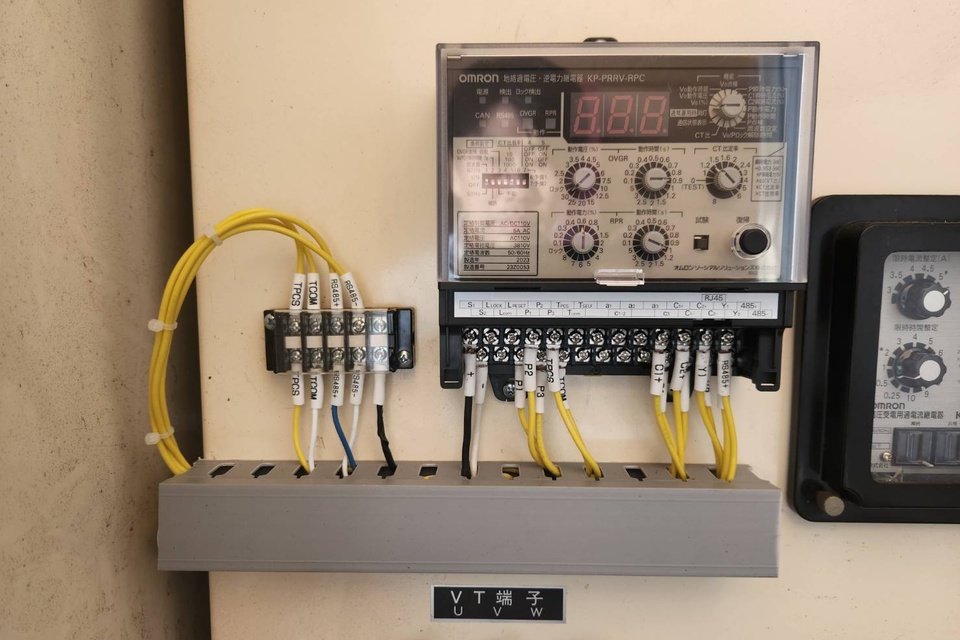 静岡県伊豆市 某パチンコ店 保護継電器設置の画像