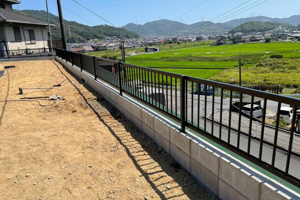 倉敷市児島 ウルトラファインバブル設置・フェンス工事の画像