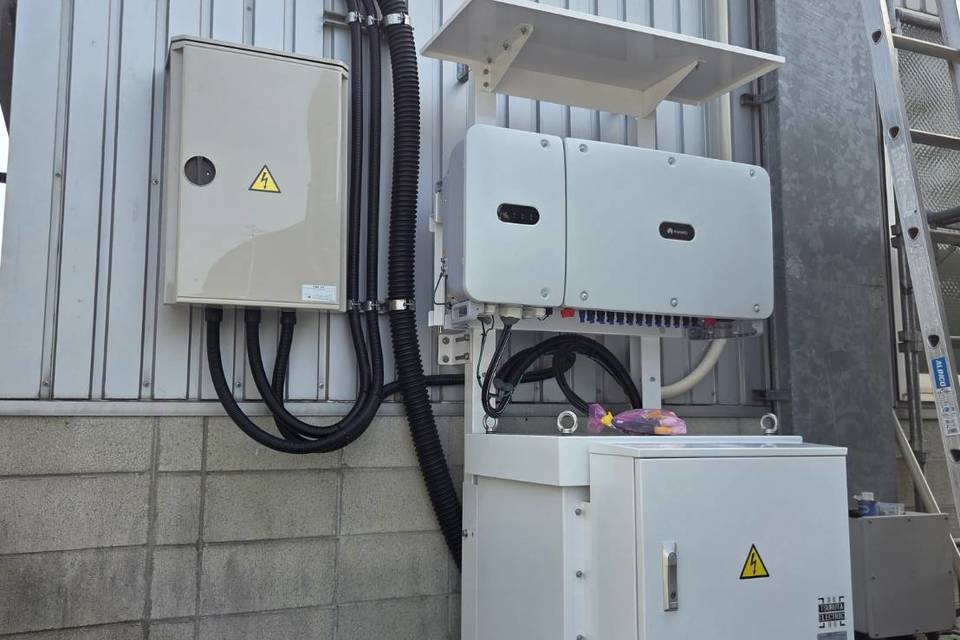 香川県 自家消費型太陽光発電設備に伴う電気工事の画像