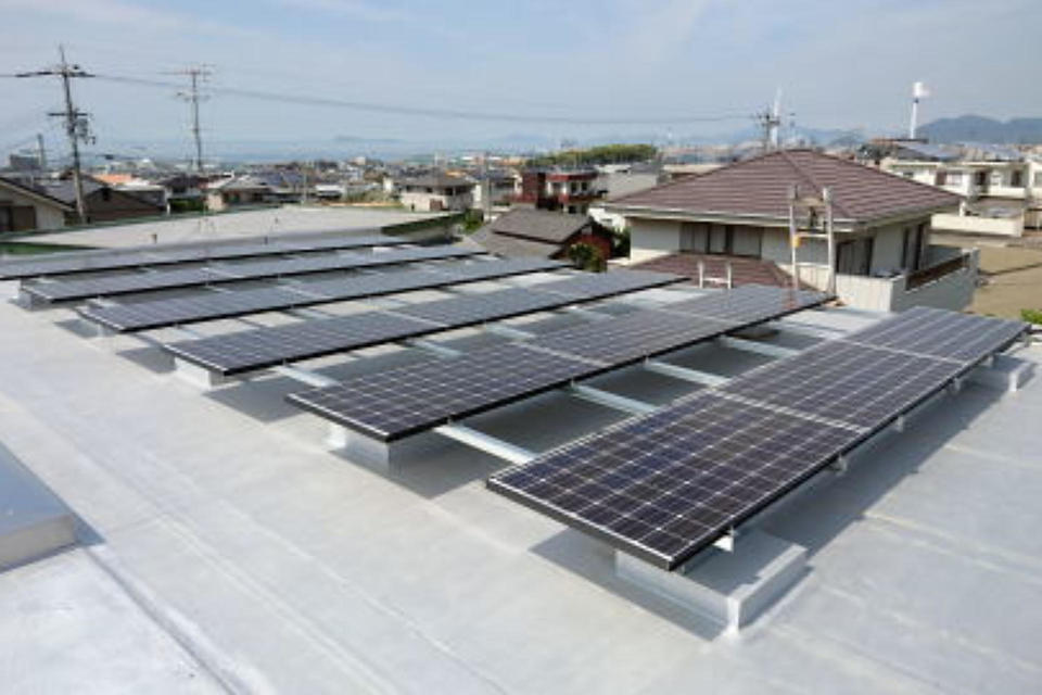 陸屋根設置（4.41KW）の画像